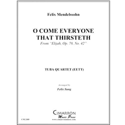 O Come Everyone That Thirsteth - Tuba Quartet
