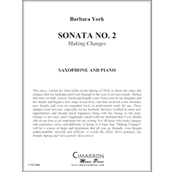 Sonata No. 2 - Alto Saxophone and Piano