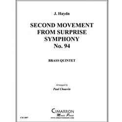 Second Movement from "Surprise Symphony No. 94" - Brass Quintet