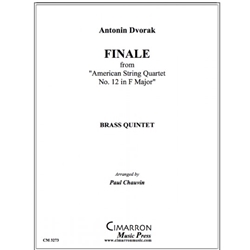 Finale from the "American" Quartet No. 12 in F Major - Brass Quintet