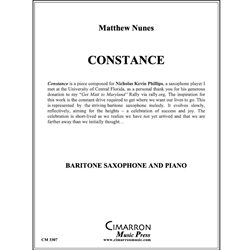 Constance - Baritone Saxophone and Piano