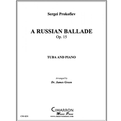 Russian Ballade Op. 15 - Tuba and Piano