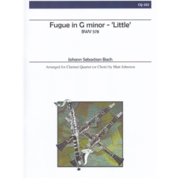 Fugue in G minor ’Little', BWV 578 - Clarinet Quartet