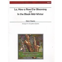 Lo, How a Rose E'er Blooming and In the Bleak Mid-Winter - Sax Quartet SATB