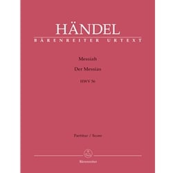 Messiah, HWV 56 - Full Score (Soft Cover)