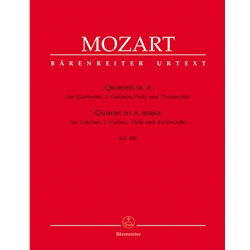 Quintet in A Major, K. 581 - Clarinet and String Quartet (Parts)