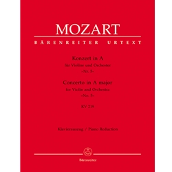 Concerto No. 5 in A Major, K. 219 - Violin and Piano