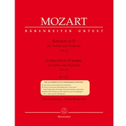 Concerto No. 2 in D Major, K. 211 - Violin and Piano