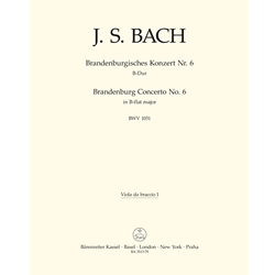 Brandenburg Concerto No. 6, BWV 1051 - Part for Viola da braccio I
