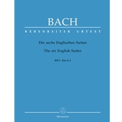 6 English Suites BWV 806-811 - Keyboard