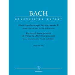 Arrangements of Works by Other Composers, Vol. 2: BWV 978-984 - Piano