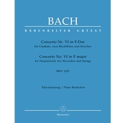 Concerto No. 6 in F Major BWV 1057 - Piano