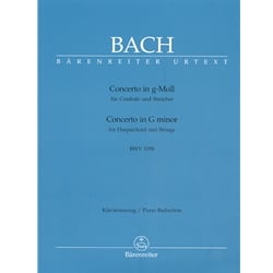 Concerto in G minor, BWV 1058 - Piano