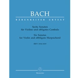 6 Sonatas, BWV 1014-1019 - Violin and Harpsichord