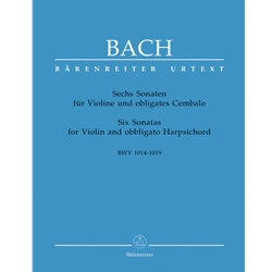 6 Sonatas, BWV 1014-1019 - Violin and Harpsichord