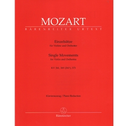Single Movements, K. 261, 269 and 373 - Violin and Piano