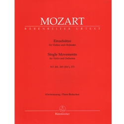 Single Movements, K. 261, 269 and 373 - Violin and Piano