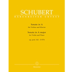 Sonata in A major op. post. 162 (D 574) - Violin and Piano