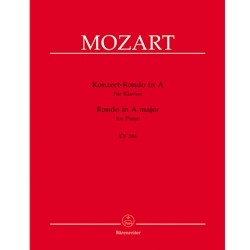 Concert Rondo in A Major, K. 386 - Piano