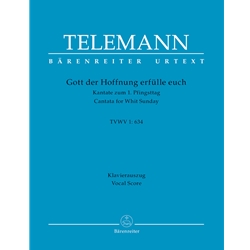 Gott der Hoffnung erfulle euch (Cantata for Whit Sunday) - Vocal Score