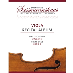 Viola Recital Album, Vol. 3 - Viola and Piano (or Viola Duet)