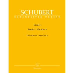 Lieder, Volume 9 - Low Voice