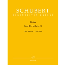 Lieder, Volume 10 - Low Voice
