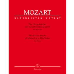 Music Books of Mozart and His Sister - Piano