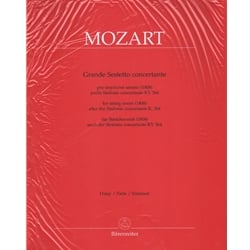 Grande Sextet Concertante, KV 364 - Score Only
