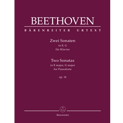 Two Sonatas in E major and G major, Op.14 - Piano