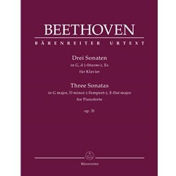 3 Sonatas, Op. 31 - Piano Solo