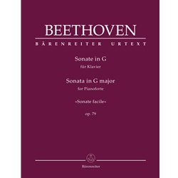 Sonata in G Major, Op. 79 - Piano Solo