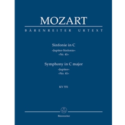 Symphony No. 41, K. 551 - Miniature Score