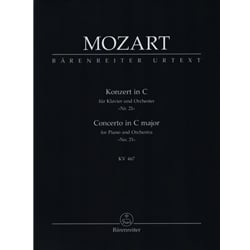 Piano Concerto No. 21 C major K. 467 - Study Score