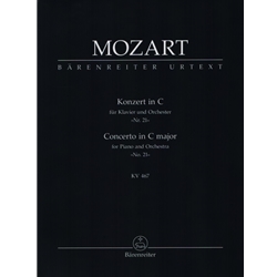 Piano Concerto No. 21 C major K. 467 - Study Score