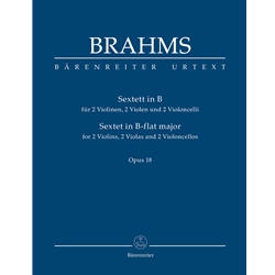 Sextet in B-flat Major, Op. 18 (Study Score) - String Sextet