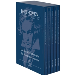 5 Piano Concertos - Set of Study Scores in Slipcase