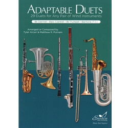 Adaptable Duets - Clarinet/Bass Clarinet/Trumpet/Baritone T.C.