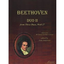 Duo II, WoO 27 - Clarinet and Bass Clarinet Duet