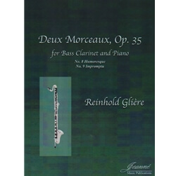 Deux Morceaux, Op. 35 - Bass Clarinet and Piano
