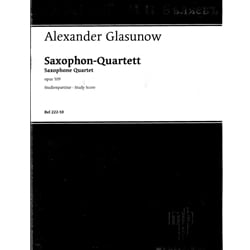 Quartet in B-flat Major, Op. 109 (Score only) - Sax Quartet SATB