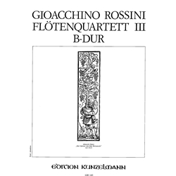 Flute Quartet No. 3 in B-flat - Flute, Violin, Viola, and Cello