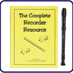 Brown Tudor Recorder & Complete Recorder Resource Book