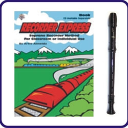 Brown Tudor Recorder & Recorder Express Book