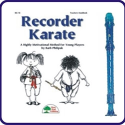 Blue Candy Apple Recorder & Recorder Karate Book