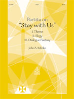 Partita on "Stay With Us" - Organ