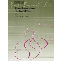 3 Ensembles for Low Brass - Baritone and Tuba Quartet