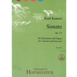 Sonata, Op. 15 - Clarinet and Bassoon