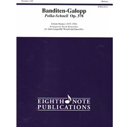 Banditen-Galopp, Op. 378 - Interchangeable Woodwind Ensemble