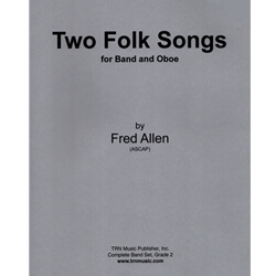 2 Folk Songs - Oboe Solo and Young Band